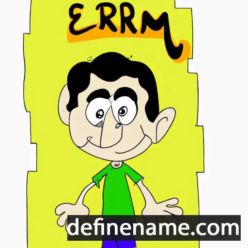 Ermal cartoon