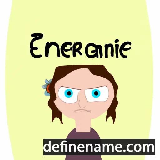 cartoon of the name Ermance