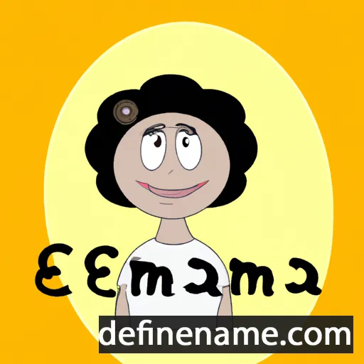 cartoon of the name Ermanna