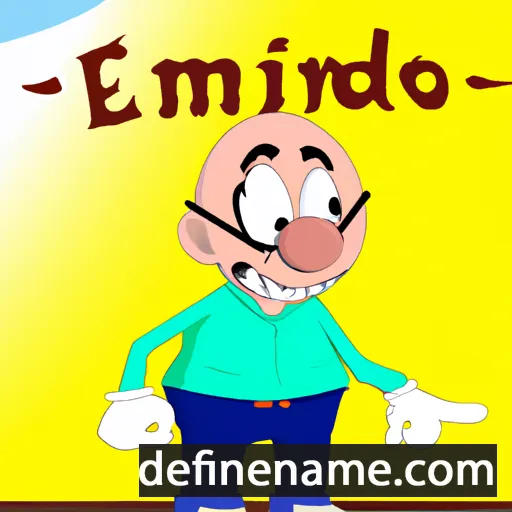 cartoon of the name Ermelindo