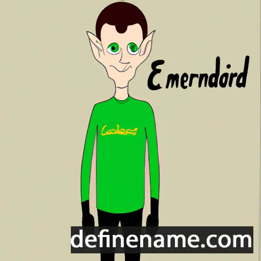 cartoon of the name Ermenald