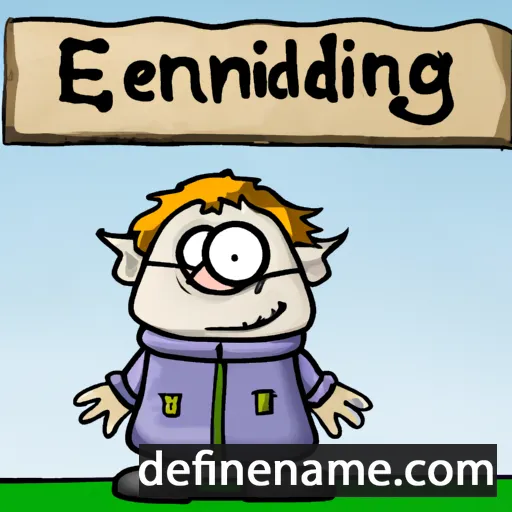 cartoon of the name Ermengild