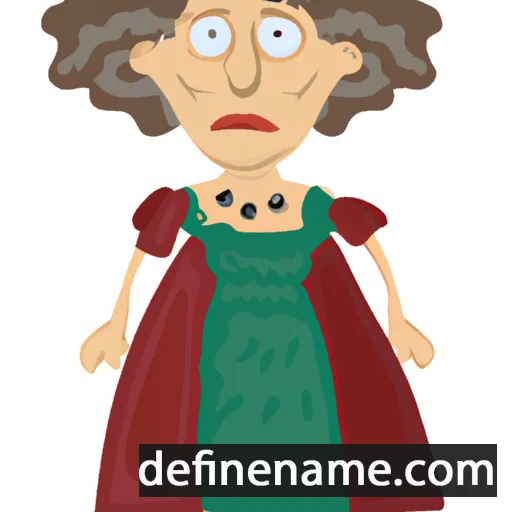 cartoon of the name Ermenilda