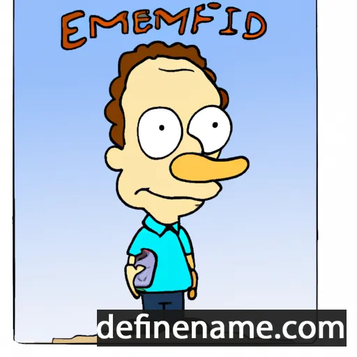 cartoon of the name Ermfried