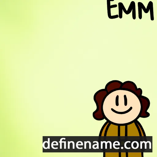 cartoon of the name Ermina