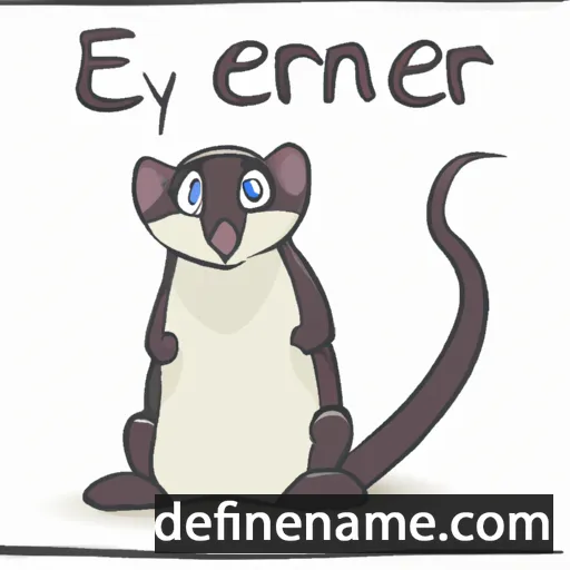 Ermine cartoon