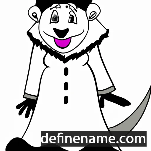 cartoon of the name Erminefrid