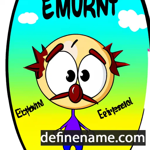 cartoon of the name Erminiu