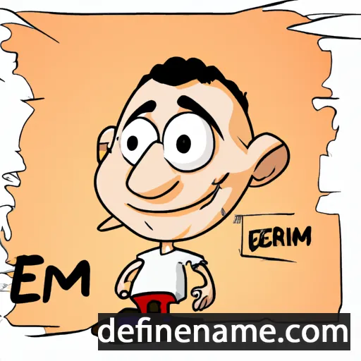 cartoon of the name Ermir