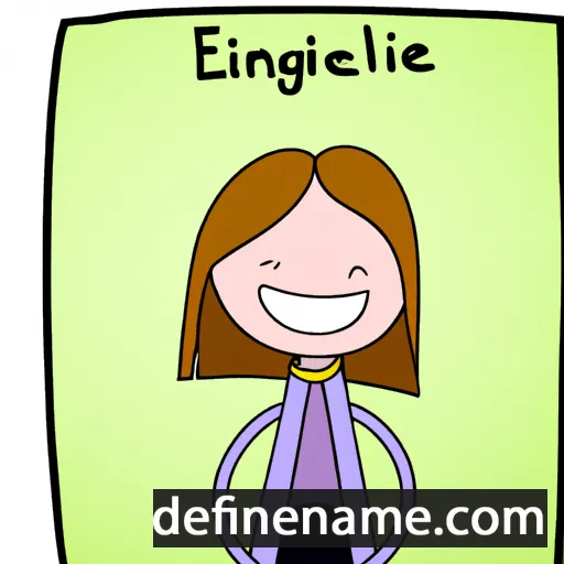 cartoon of the name Églantine