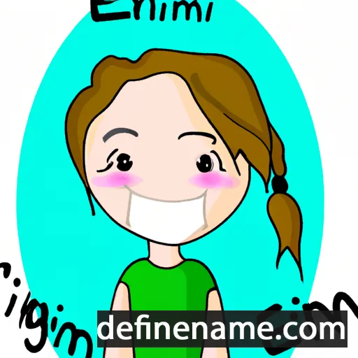 cartoon of the name Éimhín