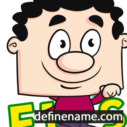 cartoon of the name Éliás