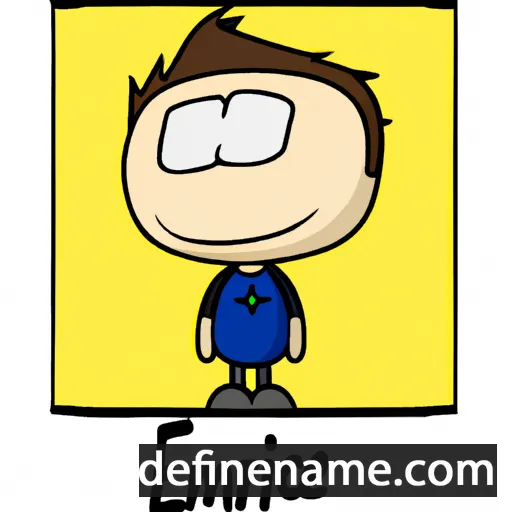 cartoon of the name Émeric