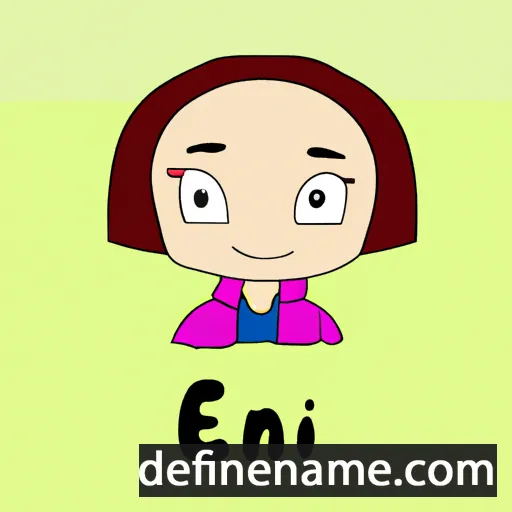 cartoon of the name Énna