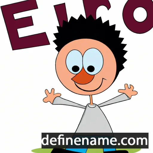 cartoon of the name Érico