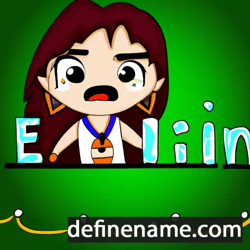 cartoon of the name Étaín