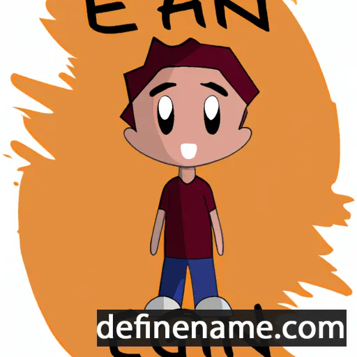 cartoon of the name Étan