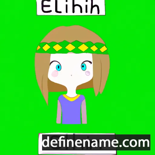 cartoon of the name Èibhlin