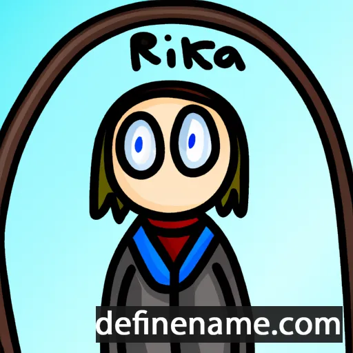 cartoon of the name Ērika