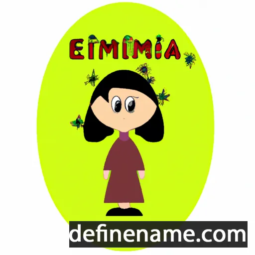 cartoon of the name Effimia