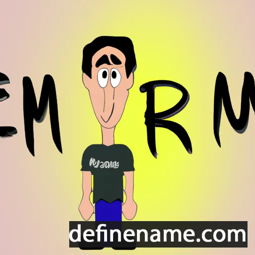 cartoon of the name Efrem