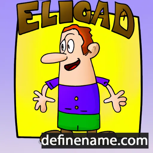 cartoon of the name Egilhard