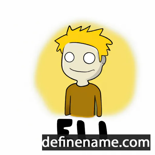 cartoon of the name Egill