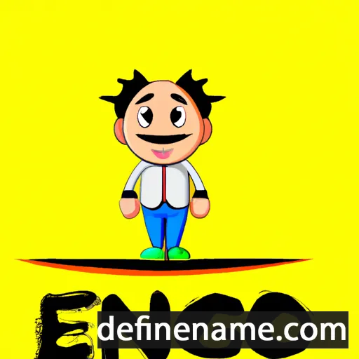 cartoon of the name Egino