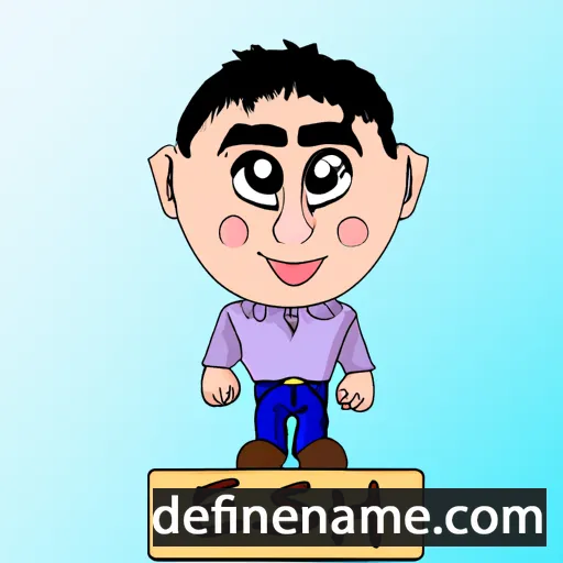 cartoon of the name Ehsan