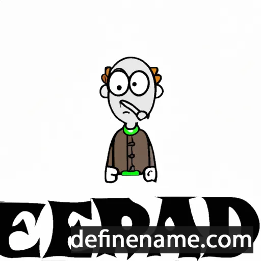 cartoon of the name Eideard