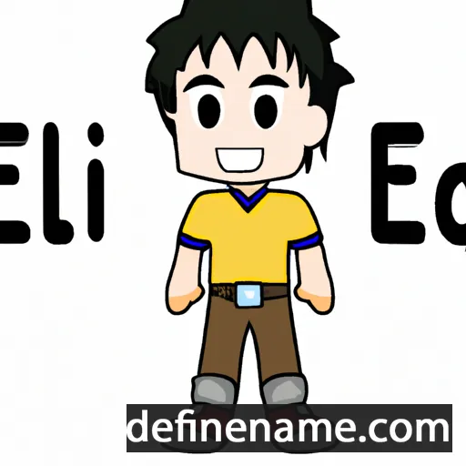 cartoon of the name Eiji