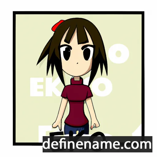 cartoon of the name Eiko