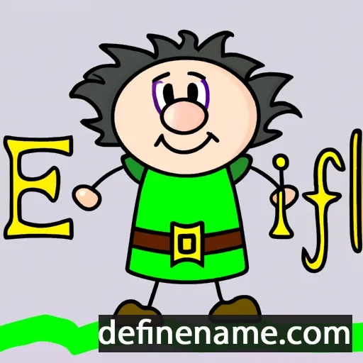 cartoon of the name Eileifr