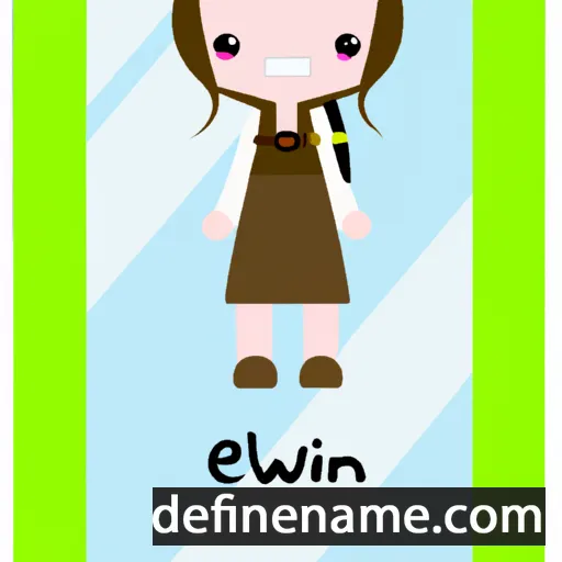 cartoon of the name Eilwen