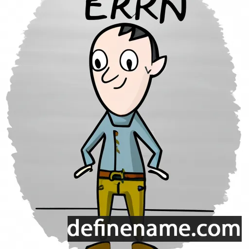 cartoon of the name Einar