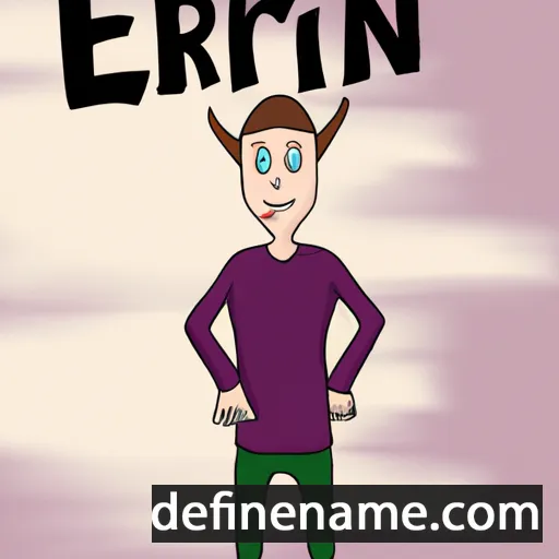 cartoon of the name Einarr