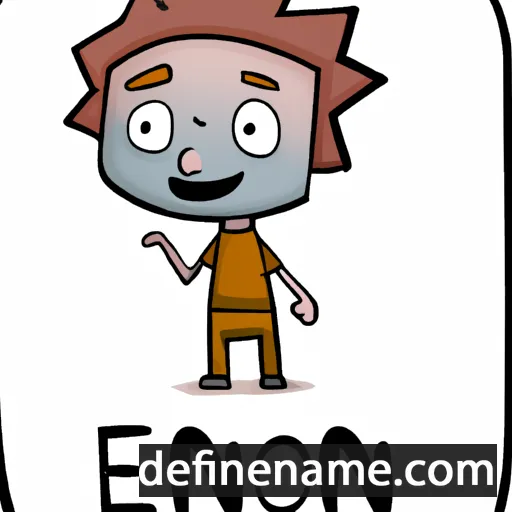 cartoon of the name Einion