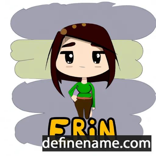 cartoon of the name Eireen