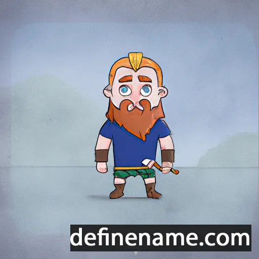 cartoon of the name Eiríkr