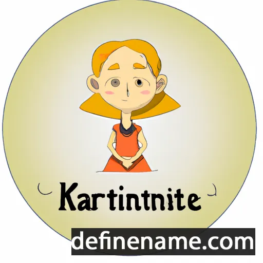 cartoon of the name Ekaterine