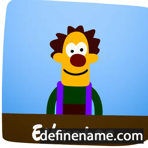 cartoon of the name Ekkebert