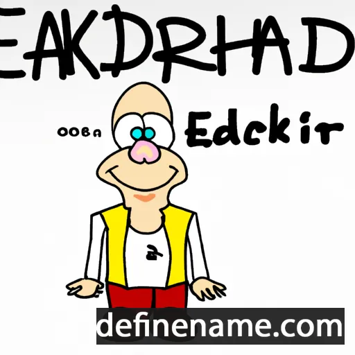 cartoon of the name Ekkehardt