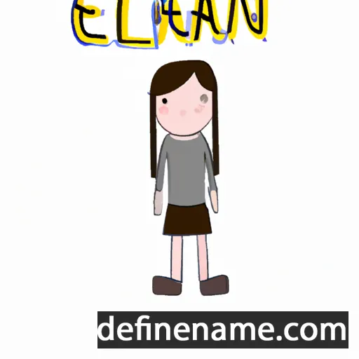 Elain cartoon