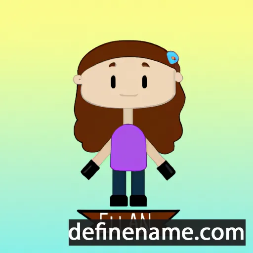 cartoon of the name Elaina