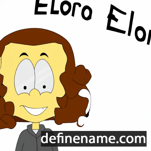 cartoon of the name Elanor