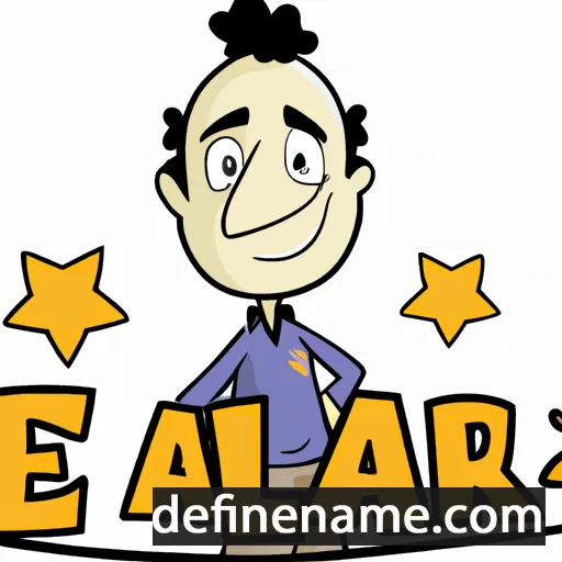 cartoon of the name Elazar