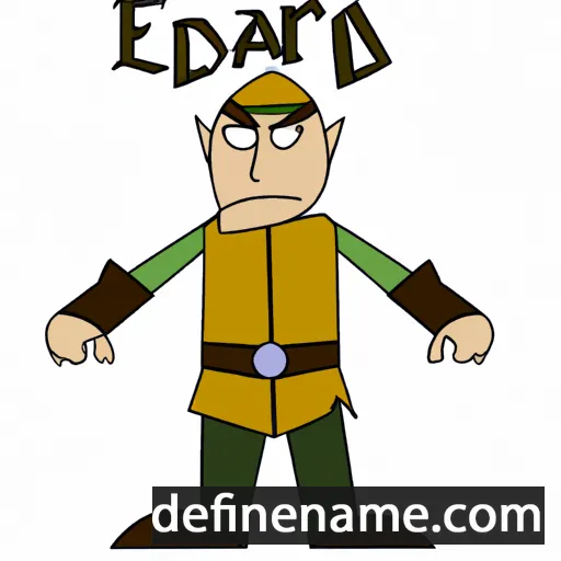 cartoon of the name Eldar