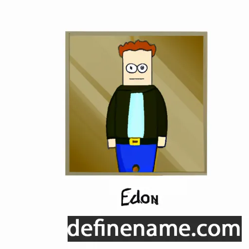 cartoon of the name Eldon