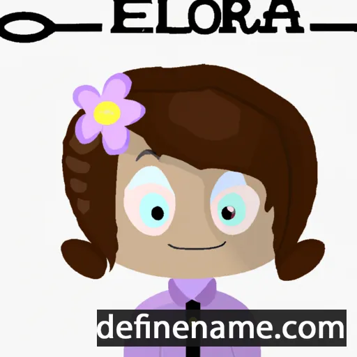 cartoon of the name Eleanora