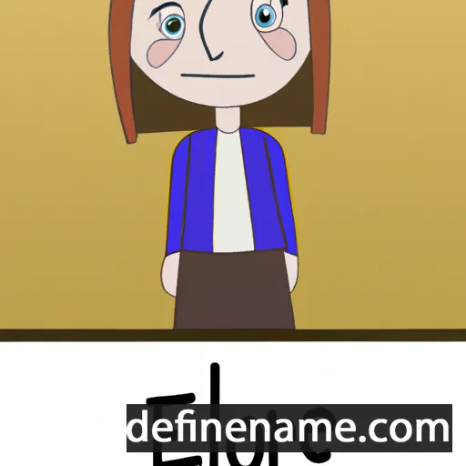 cartoon of the name Eleanore